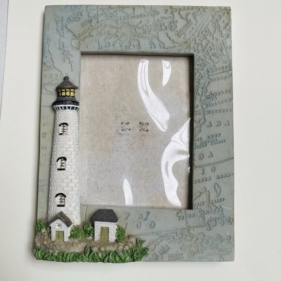 Light House Picture Frame Home Decor Travel 5 x 7 - Picture 1 of 5